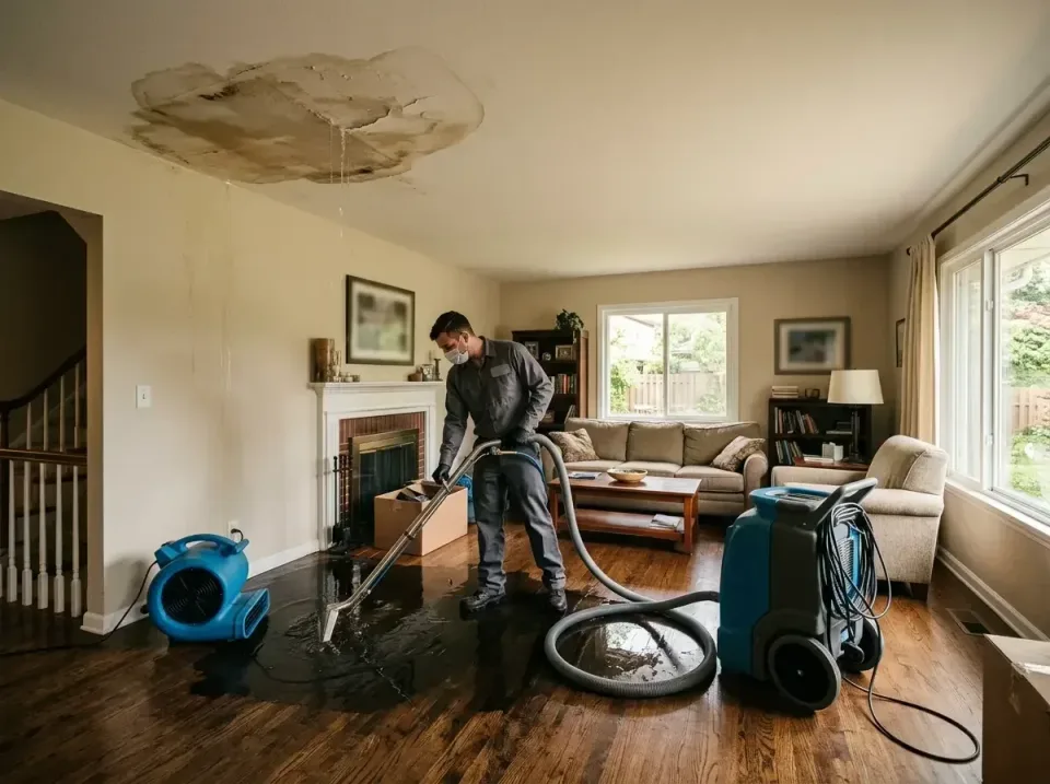 attic-pipe-burst-ceiling-drip-008 — frequently asked questions, Water Damage Restoration & Carpet Care in Fairland, MD